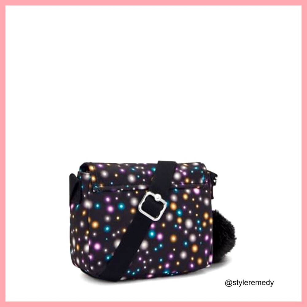 Lightweight Crossbody Mini Bag, Water Resistant Nylon, Adjustable Strap - Picture 2 of 5